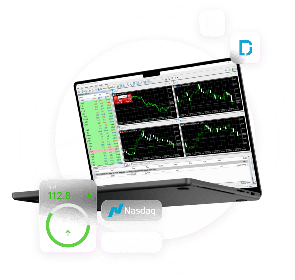 تداول على مؤشرات الأسهم العالمية مع Tradeview Mena